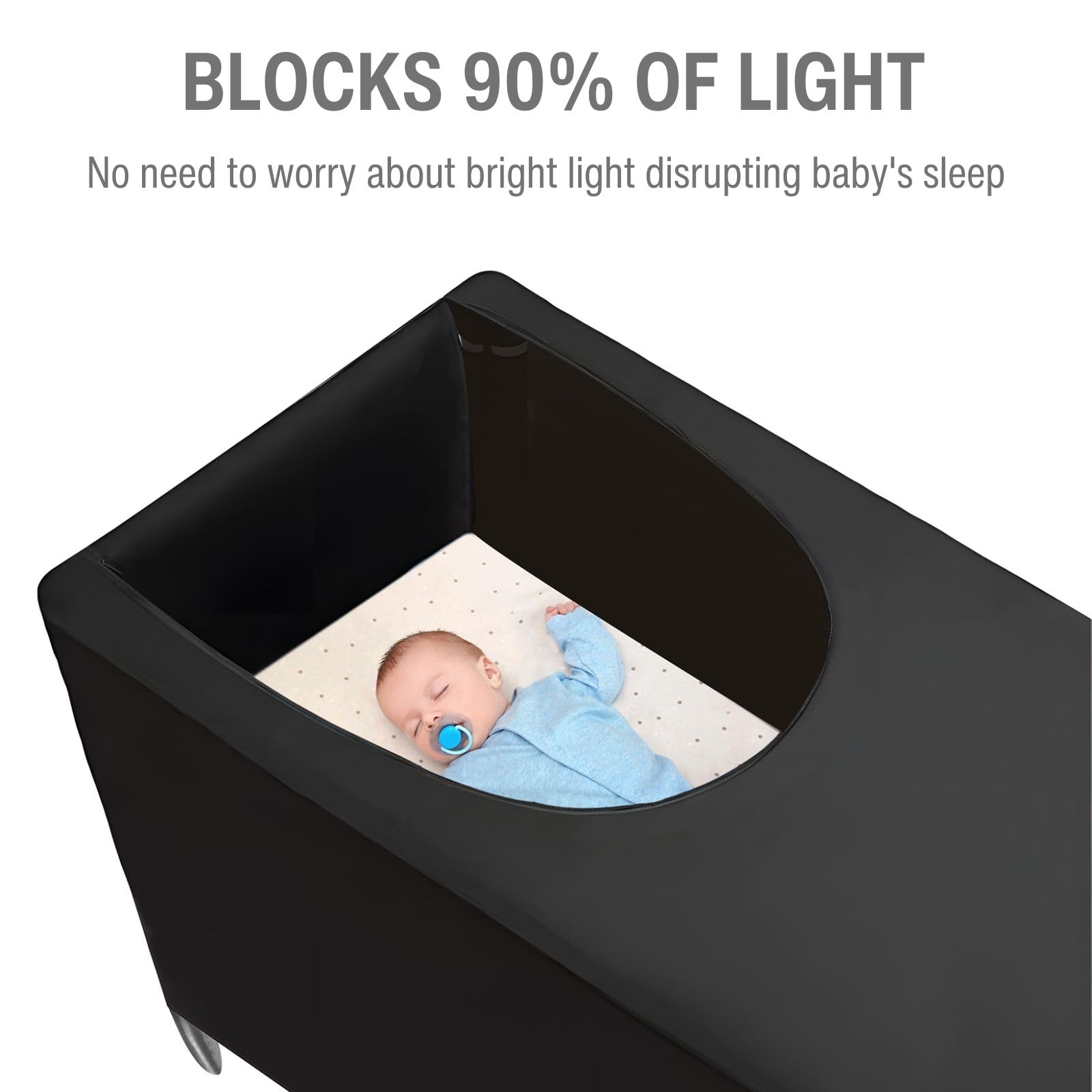 PandaEar zippered panels provide adjustable light control and easy access.