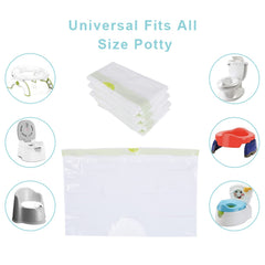 Pang Ban potty liner absorbent pad locks up to 5 oz for quick cleanup.