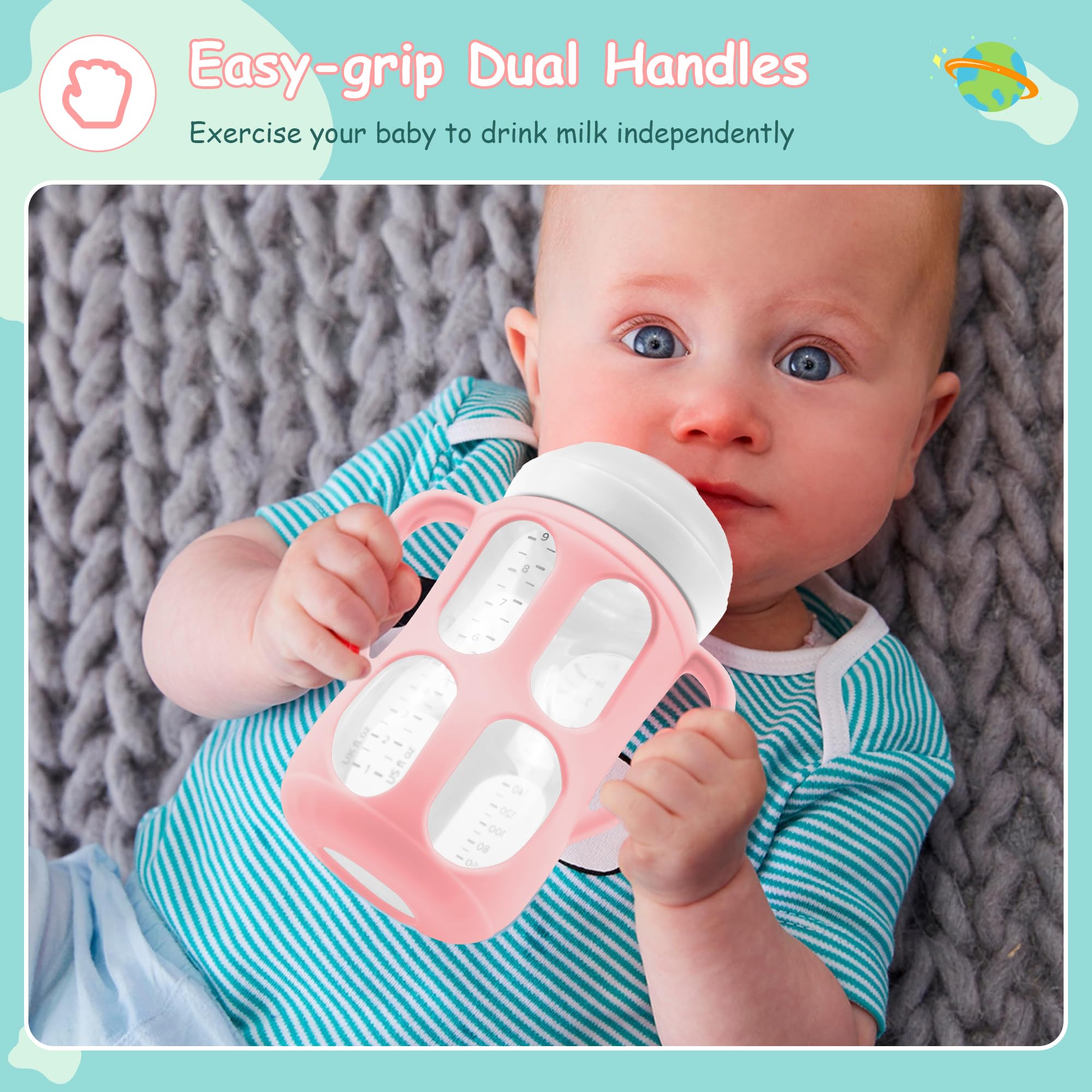 Panimosi sleeves provide stability and prevent tipping during feeding.