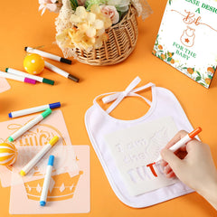 Panitay baby bibs stencils with playful patterns