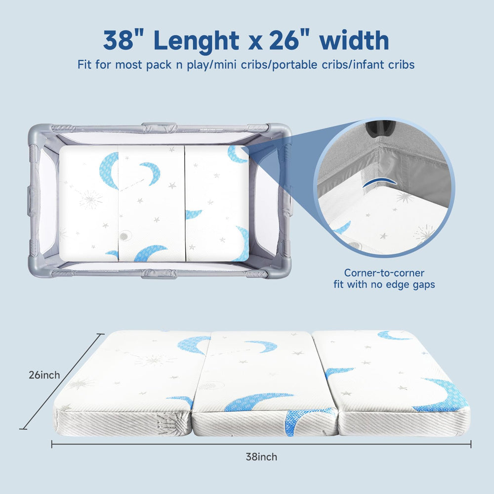 PanKers rounded-edge design minimizes gaps for safer sleep space