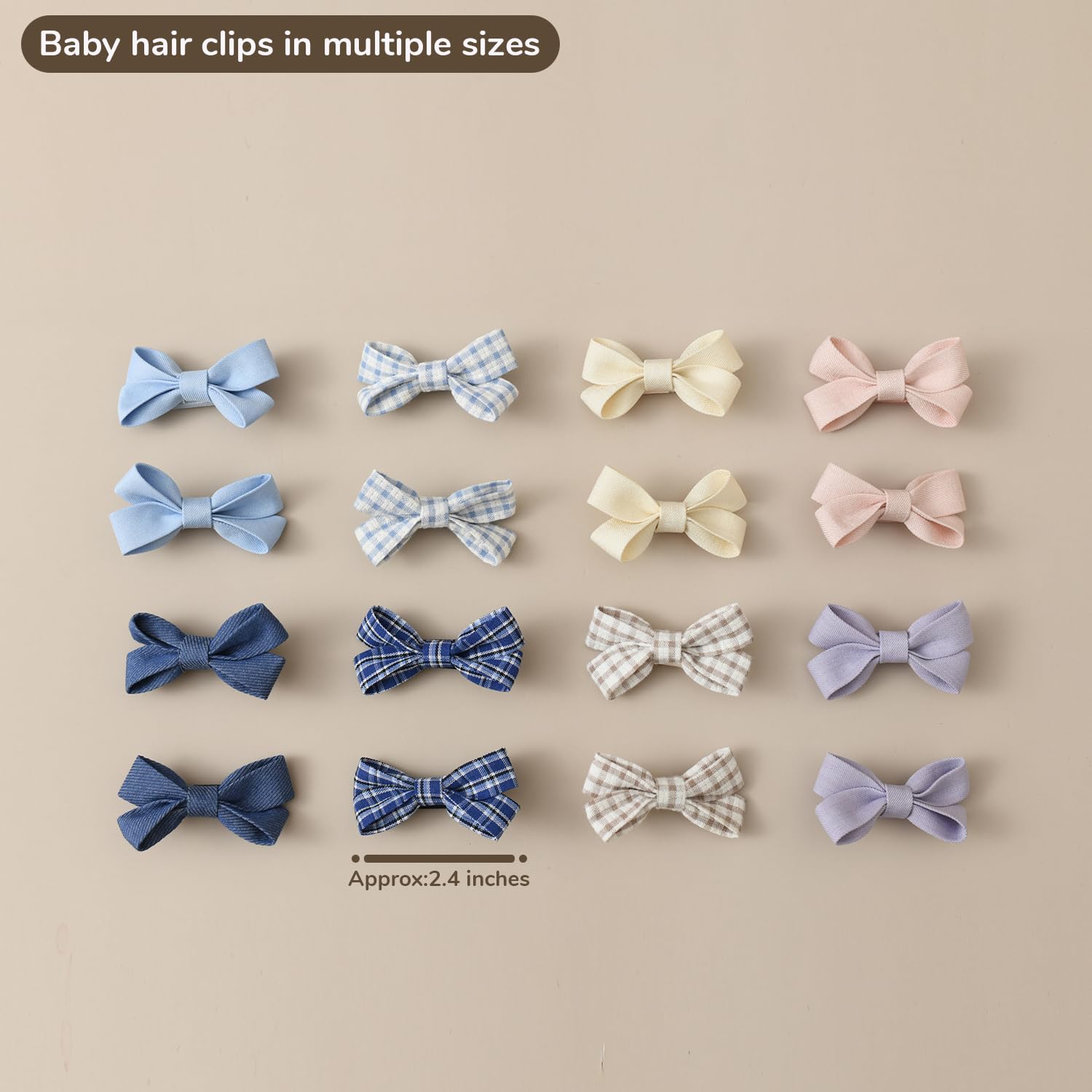 Panpinmama birthday and photo-prop bows add charming, polished outfits.