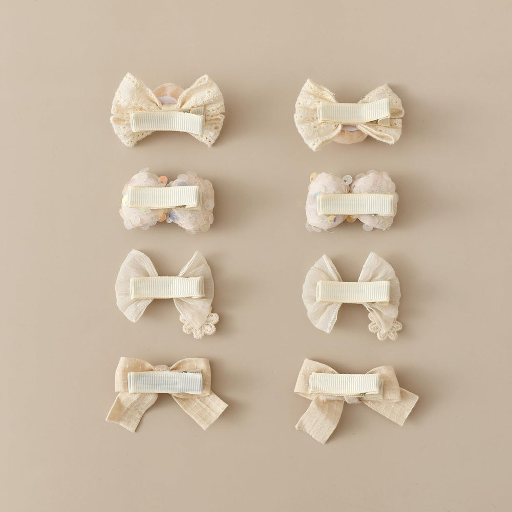 panpinmama fully lined clip closeup shows gentle pull-free design for fine baby hair