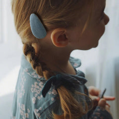 Panpinmama infant-safe fully-covered barrettes highlighting no-slip design for fine hair