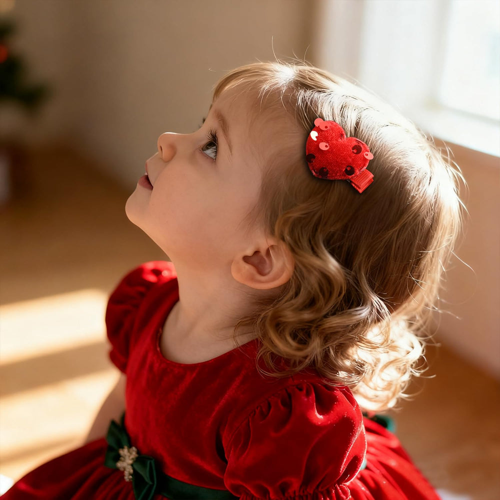 panpinmama solid color bow clip complements toddler looks.