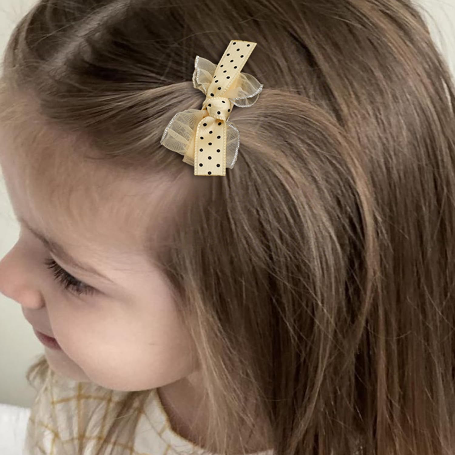 Panpinmama toddler-size hair clips for fine hair stay in place during activities