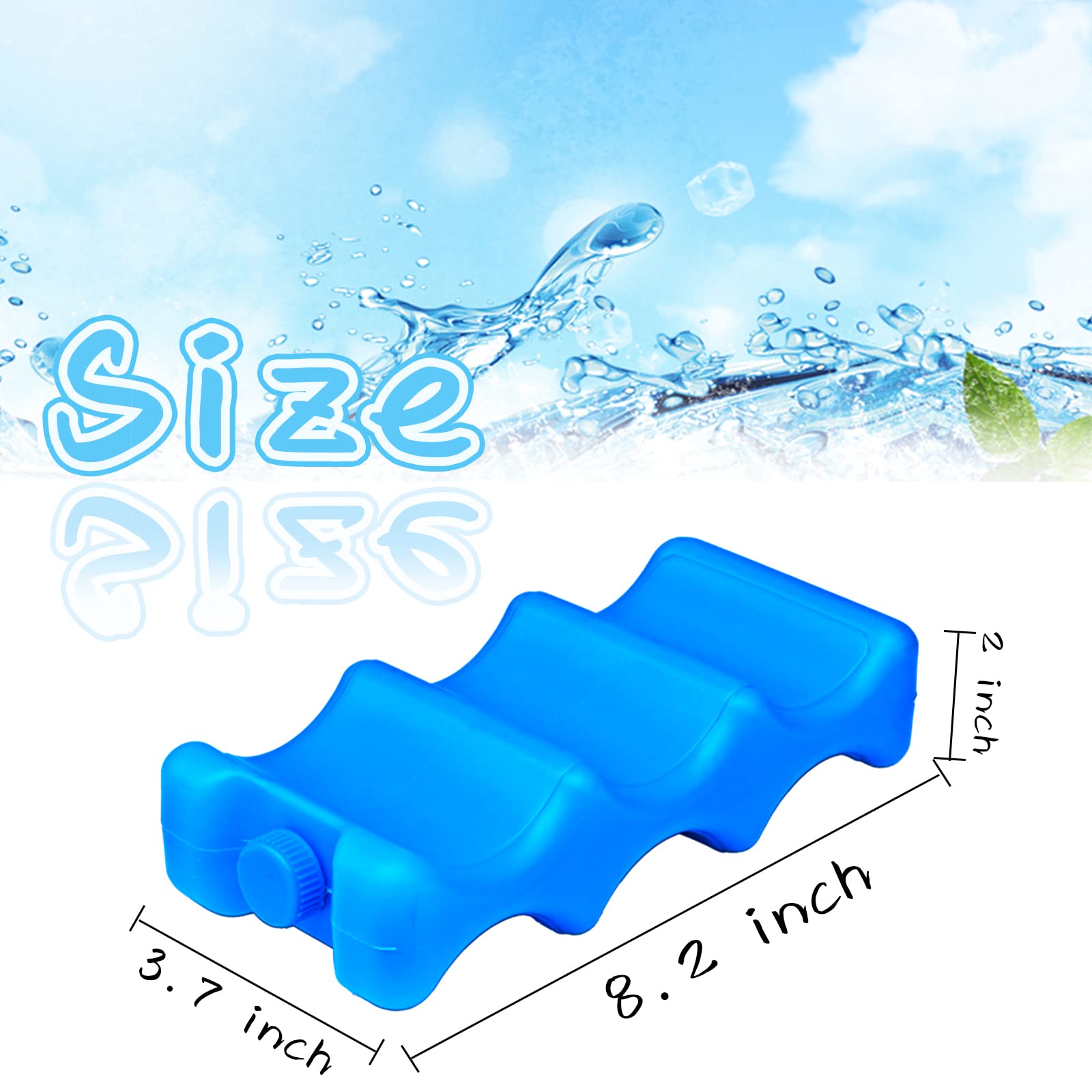 Panxxsen breastmilk ice pack pack3 closeup highlights BPA-free, leak-proof storage