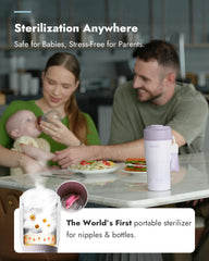 Papablic portable warmer battery lasts for multiple feeds per charge with wireless convenience