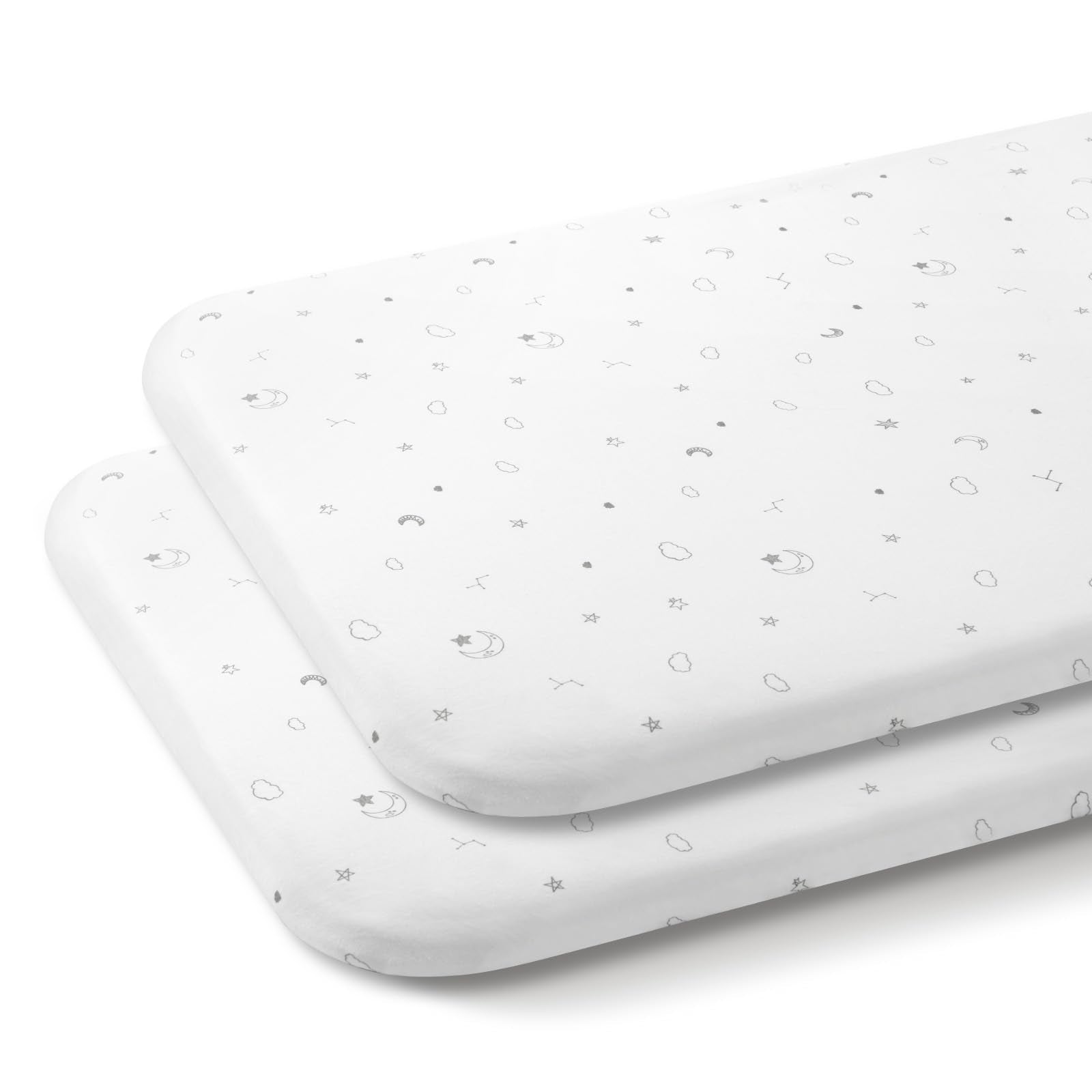 Papablic bassinet sheets fit bedside bassinet setups for easy care.