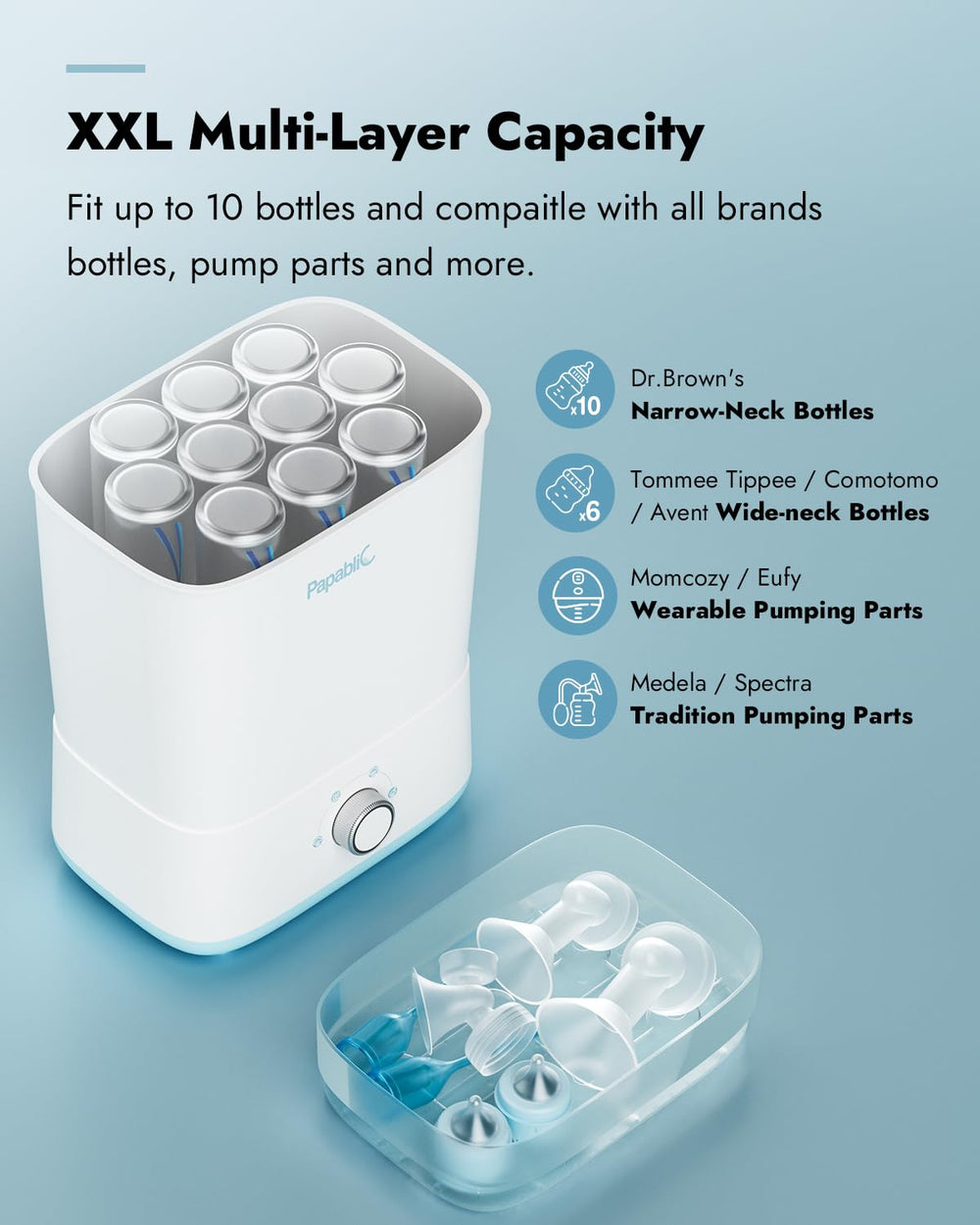Papablic Pro in action with drying cycle deodorizing and drying items efficiently.