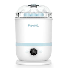 Papablic Bottle Sterilizer Pro Max top view shows spacious capacity for 13 bottles