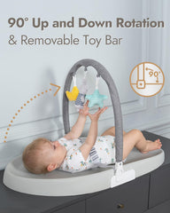 Papablic changing pad features a non-slip base for stable diaper changes