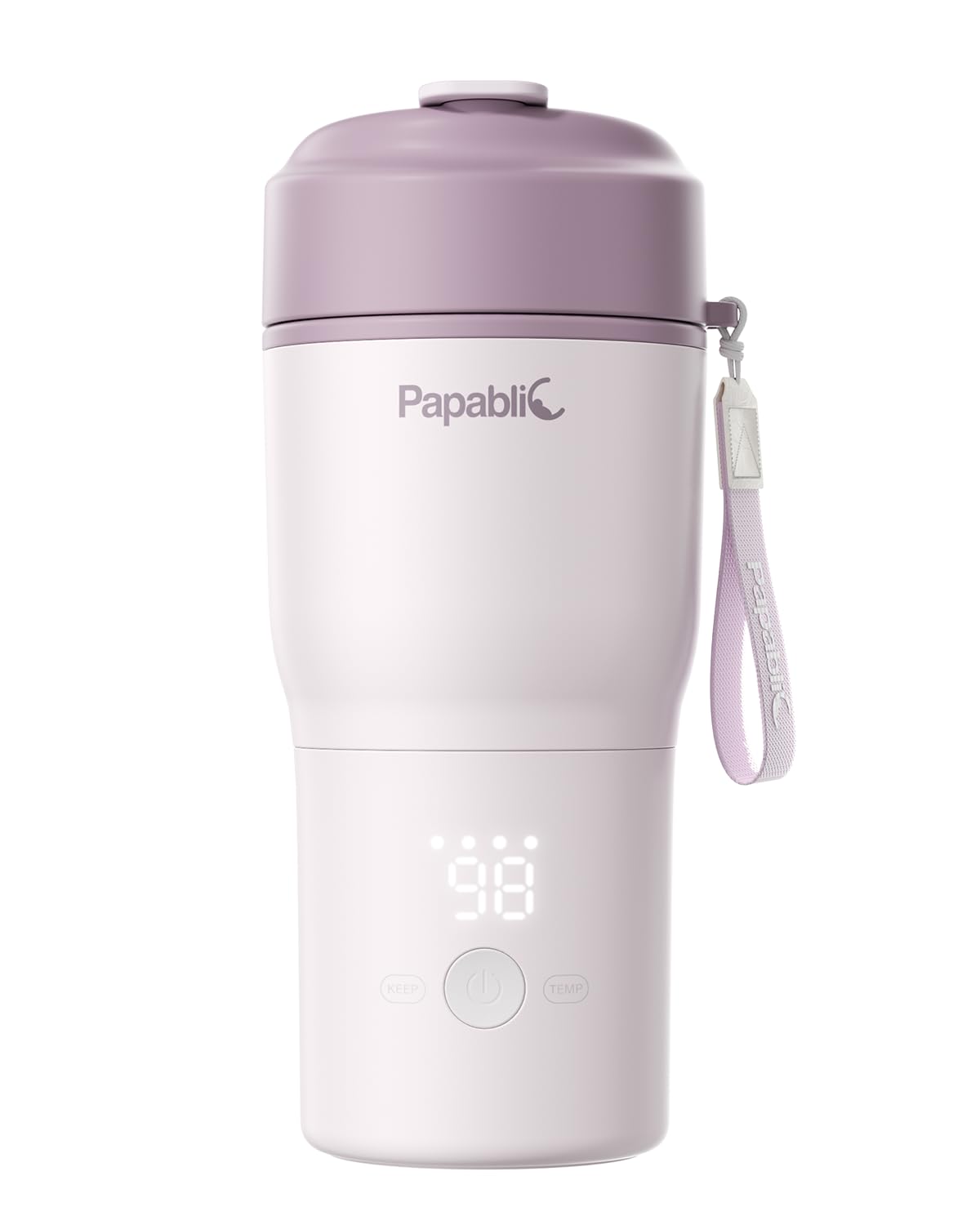 Papablic portable bottle warmer on-table use for quick feeds