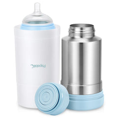 Papablic Portable Bottle Warmer cap close-up showing quick heat for on-the-go feeds.