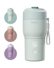 Papablic Pro portable bottle warmer front view for on-the-go feeds