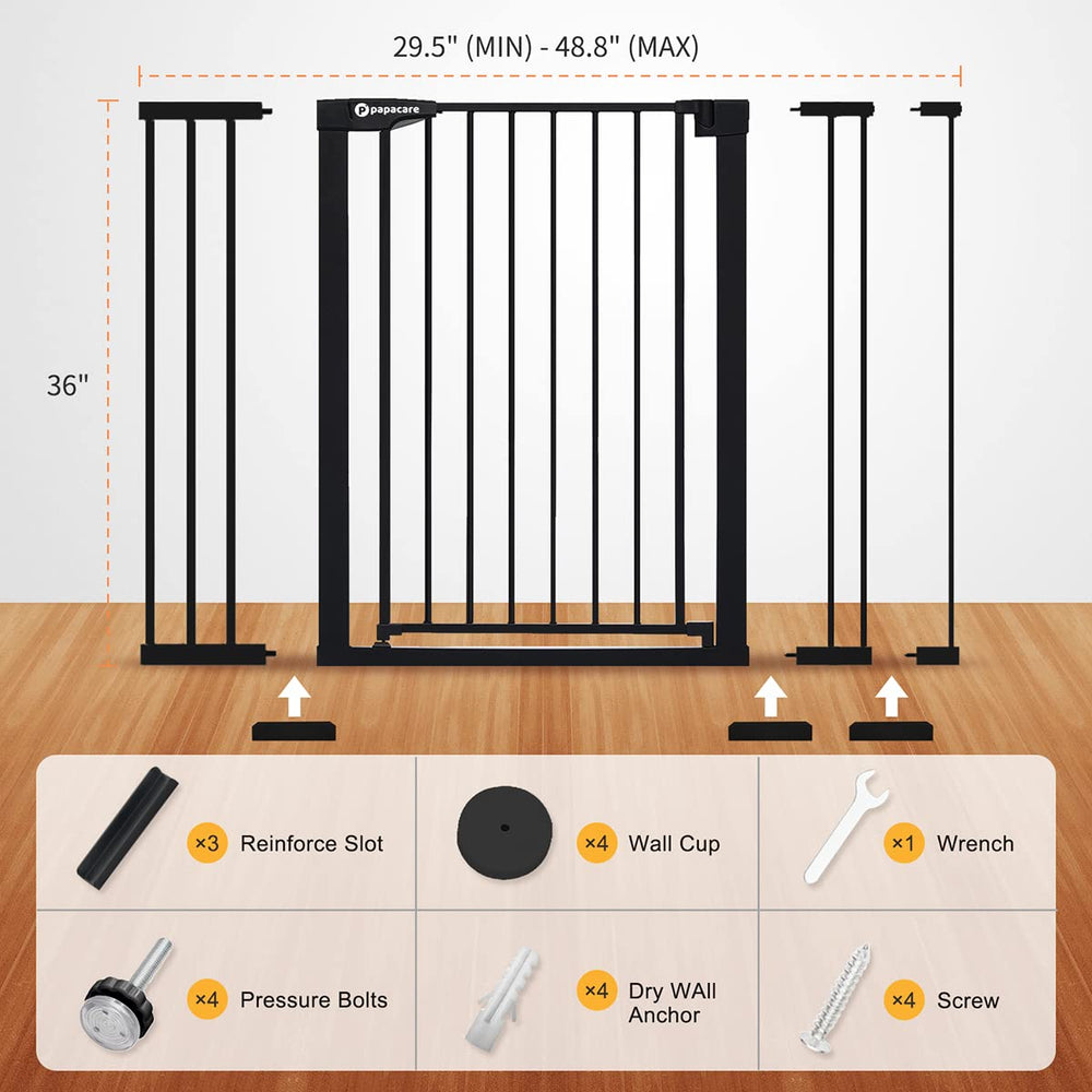Papacare stairs hardware installation options for secure stair mounting.