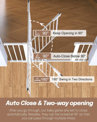 Papacare 5.5-inch extension expands doorway reach and stair installations.