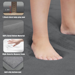 PapaMama non-slip backing close-up for stable floor use