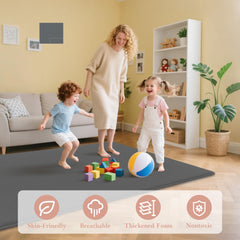 PapaMama foldable play mat ready for storage and travel.