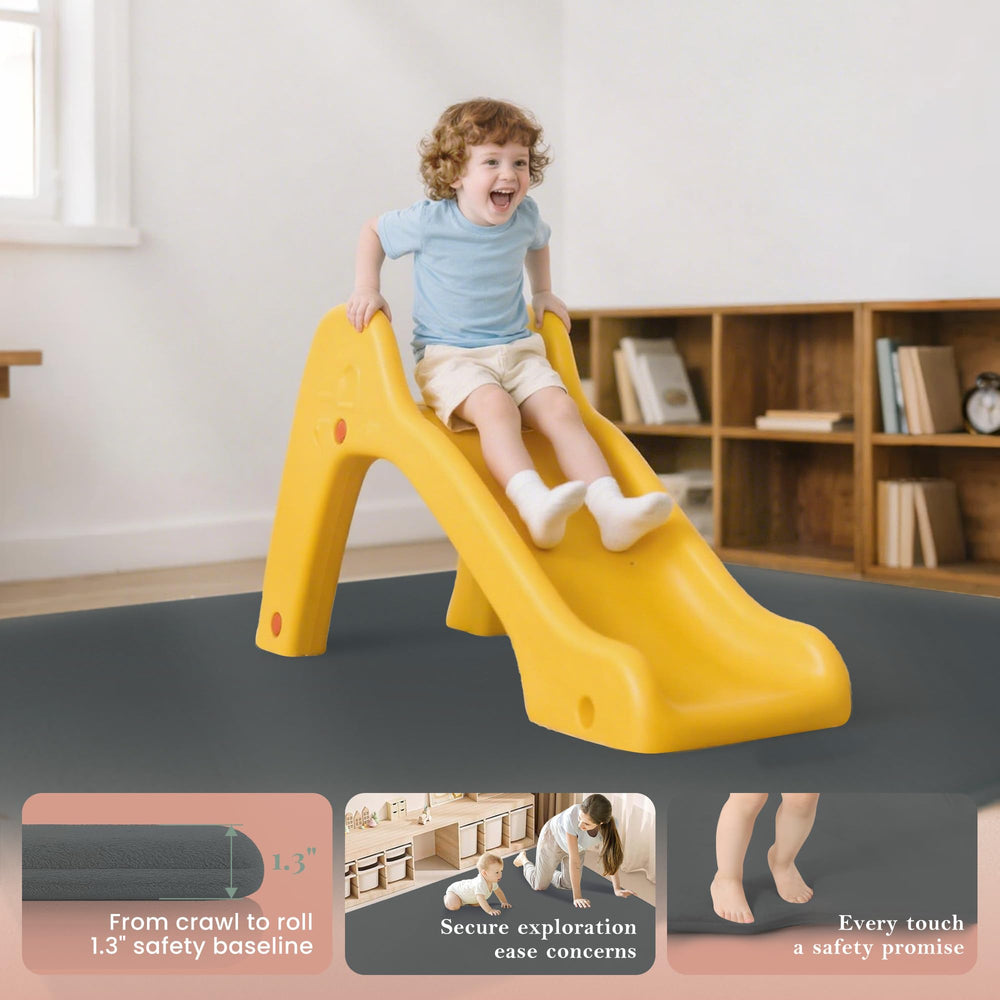PapaMama versatile mat for nursery play and yoga stretching.