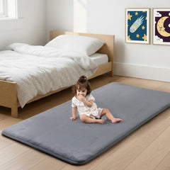 PaPaMat 1-3 inch thick padding provides plush comfort for babies during tummy time.