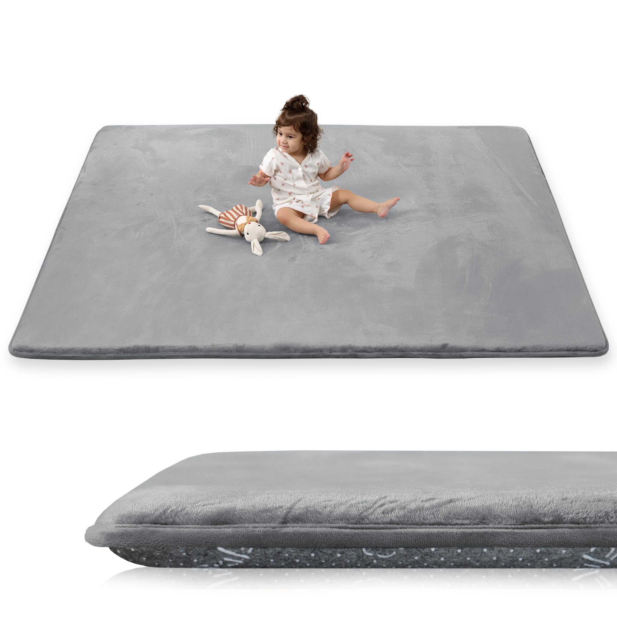 PaPaMat 1-5 inch thick high density foam cushion for tummy time and crawling