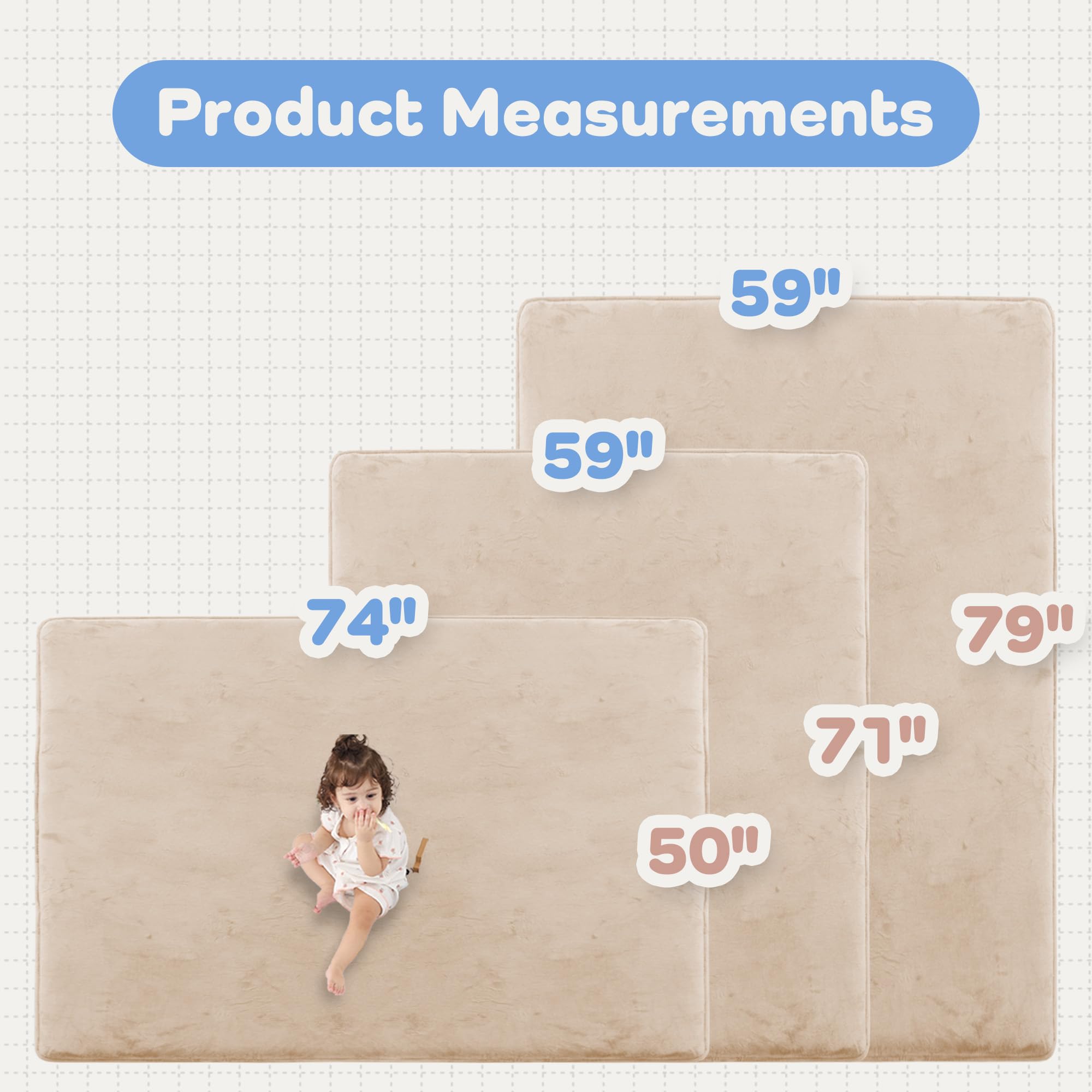 PaPaMat crawling and play floor mat provides safe soft landings