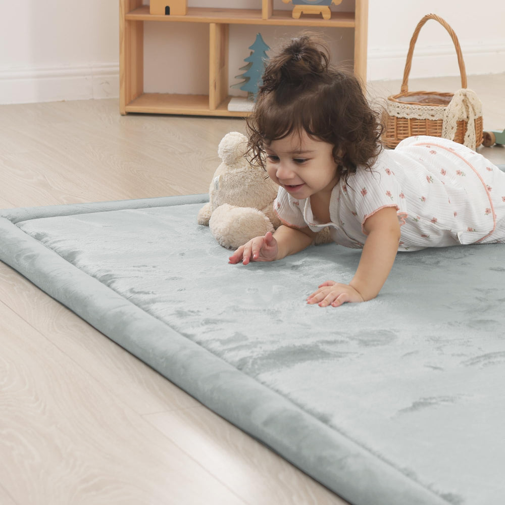 PaPaMat crawling and walking support features cushioned surface for early mobility