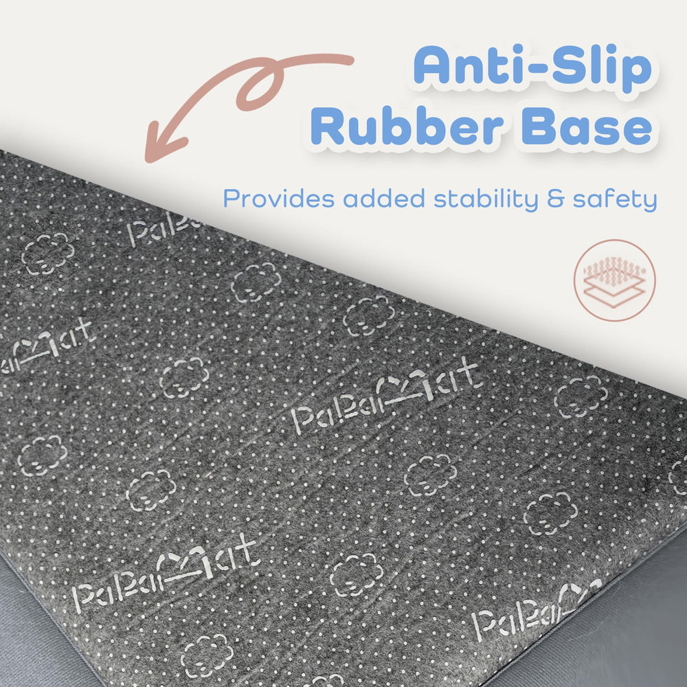 PaPaMat easy-clean design helps busy parents maintain a fresh mat.