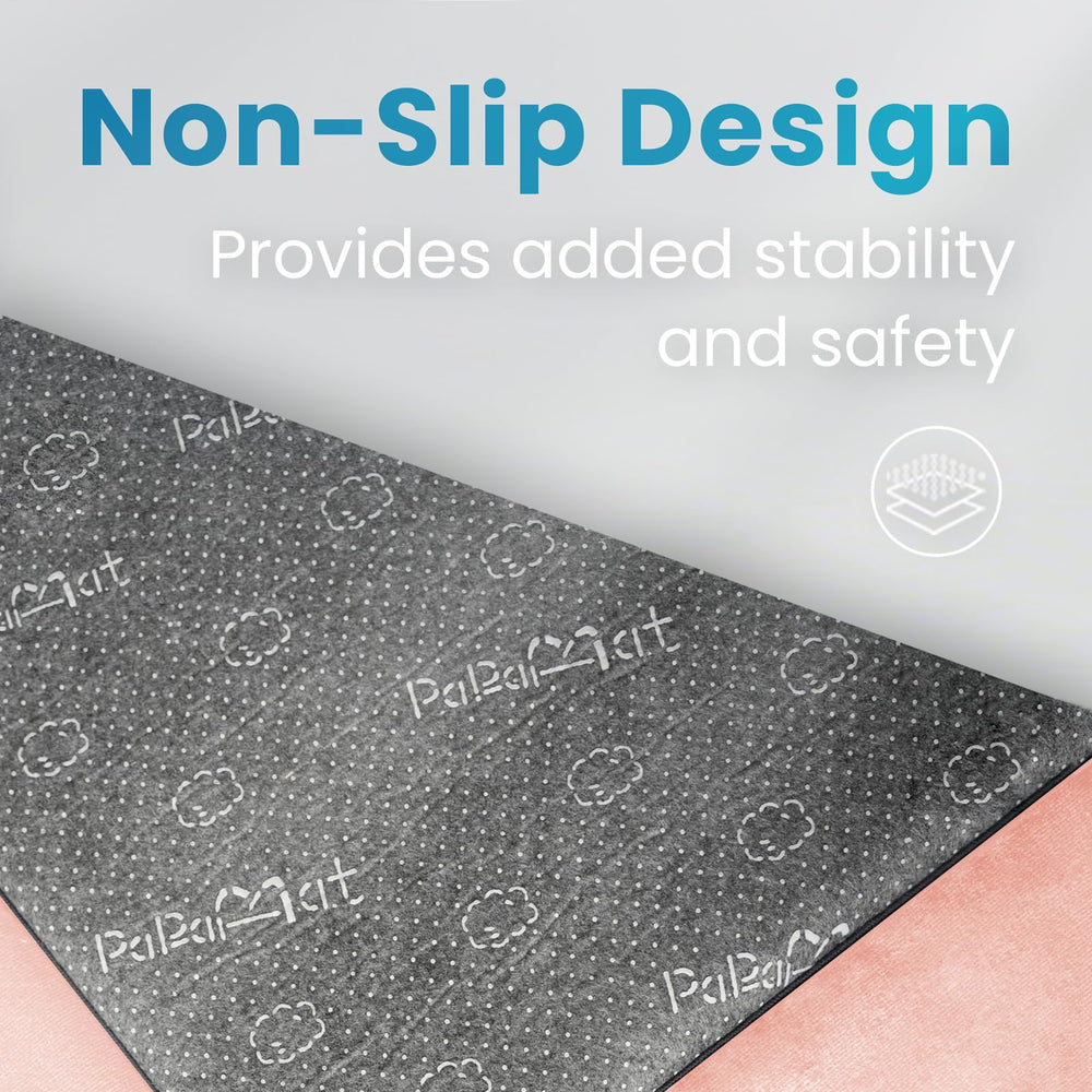 PaPaMat flat stable surface remains even on nursery or living room floors