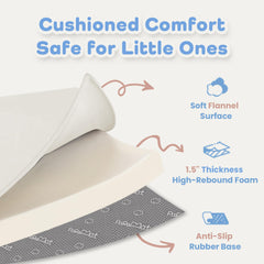 PaPaMat high-density foam padding visible, offering resilient support for crawls and floor activities.