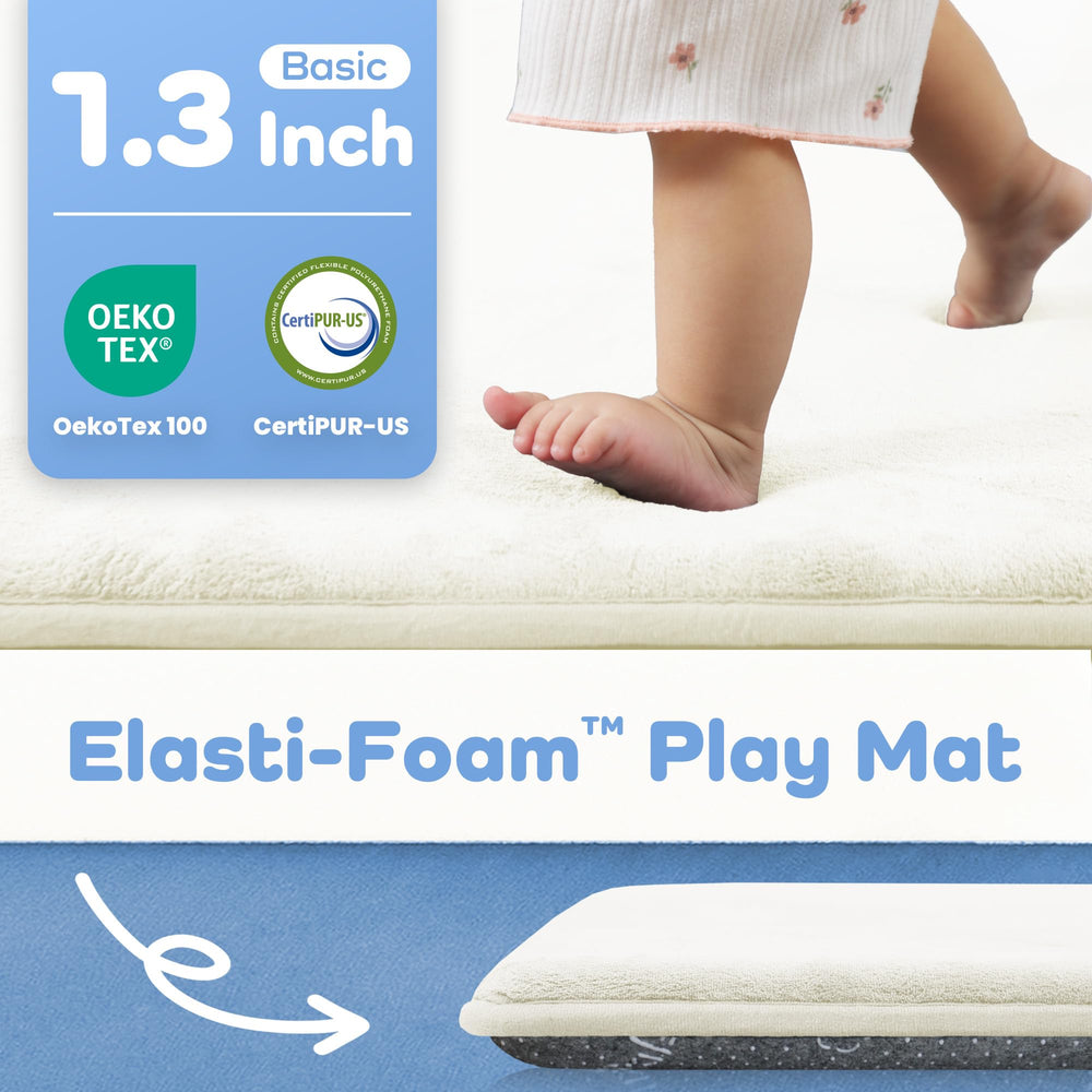 PaPaMat ivory 50x50 layout in a play area for versatile floor space