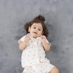 PaPaMat large play area provides ample space for tummy time and games.