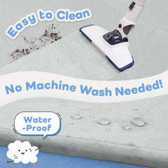 PaPaMat non-slip bottom keeps crawlers safe on various floor surfaces.