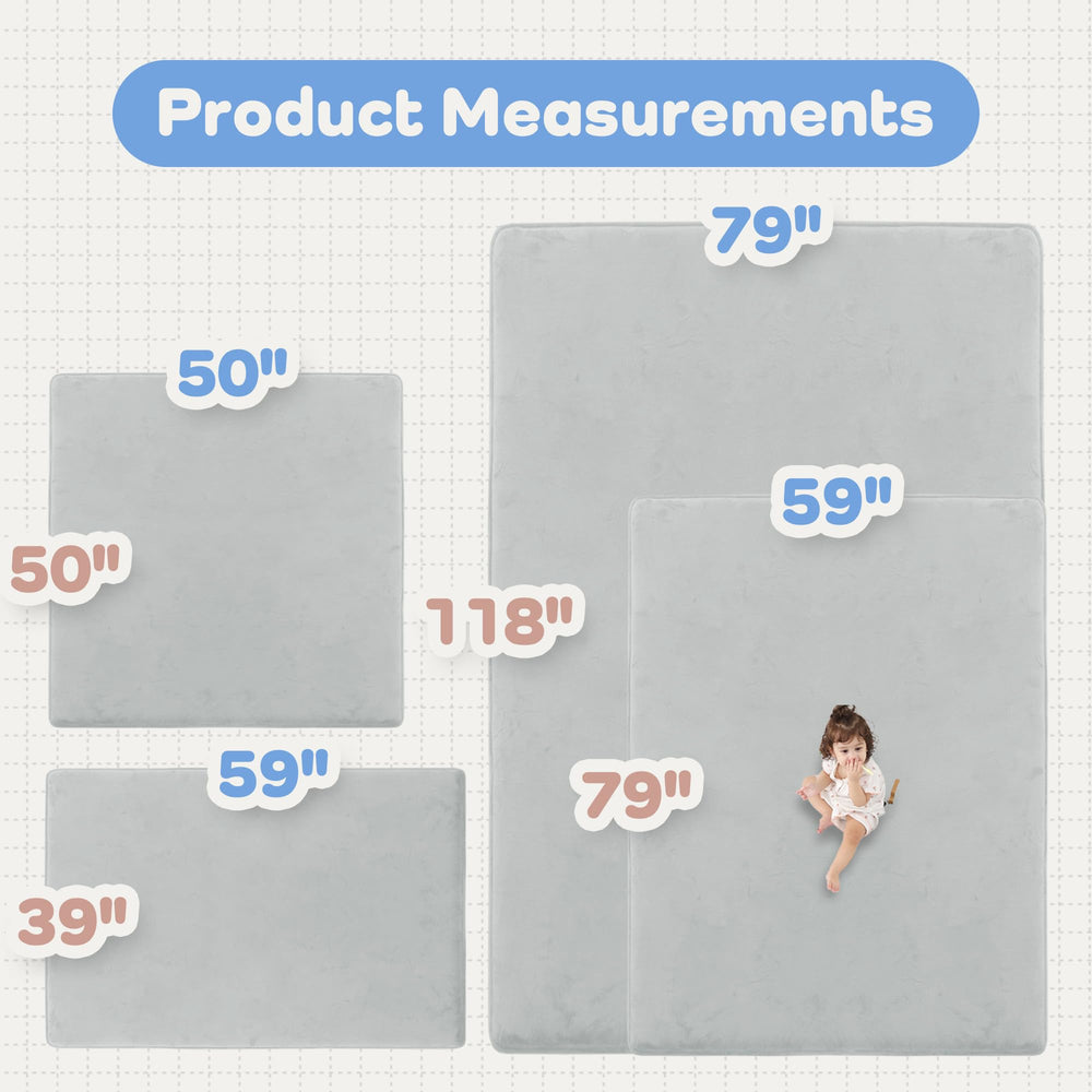 PaPaMat non-slip waterproof surface keeps play space stable