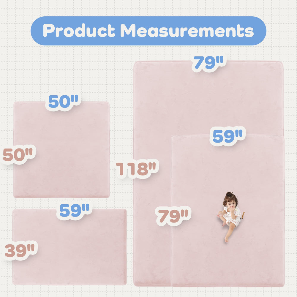 PaPaMat baby pink color adds gentle charm to nursery decor.