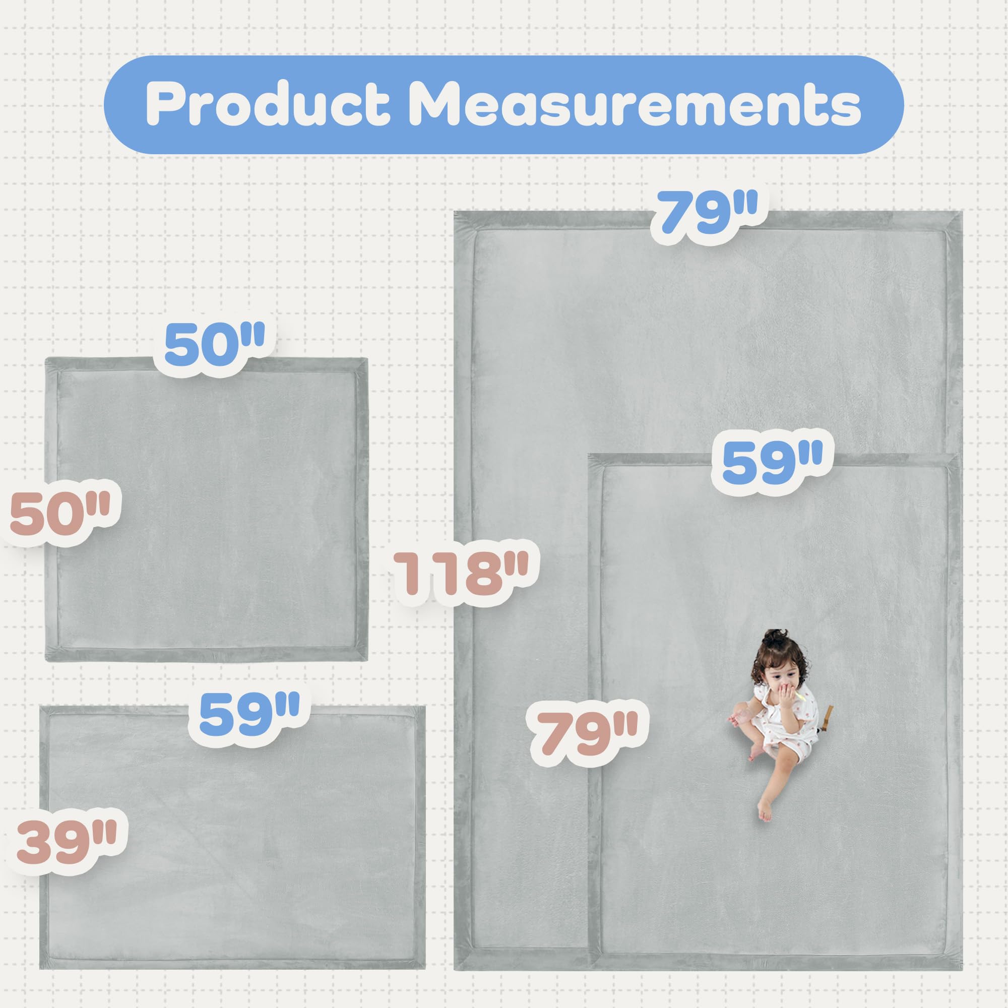 PaPaMat tummy-time setup supports early motor skills and exploration on a clean surface.