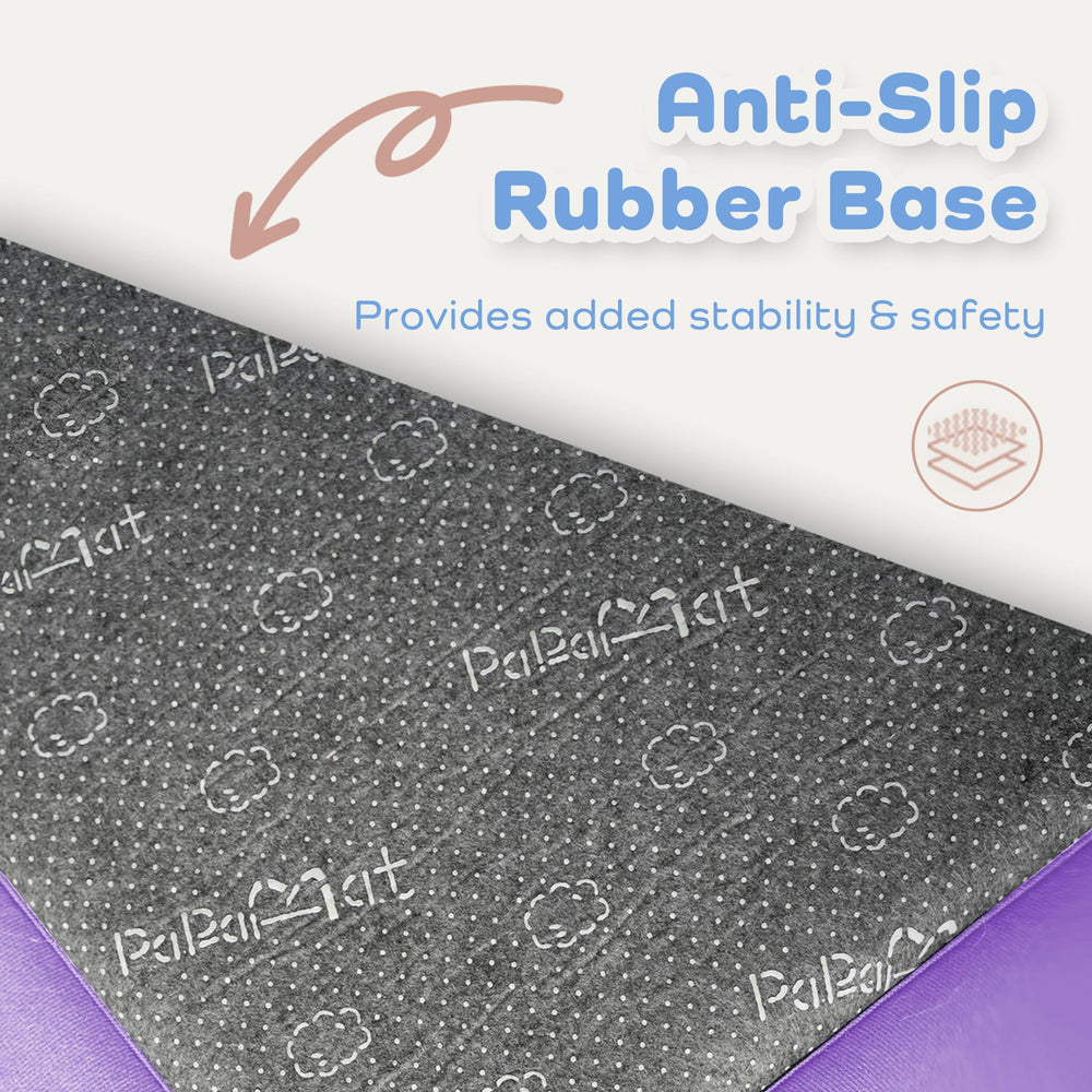 PaPaMat Violet foam-core 23D padding detail for durable cushioning.