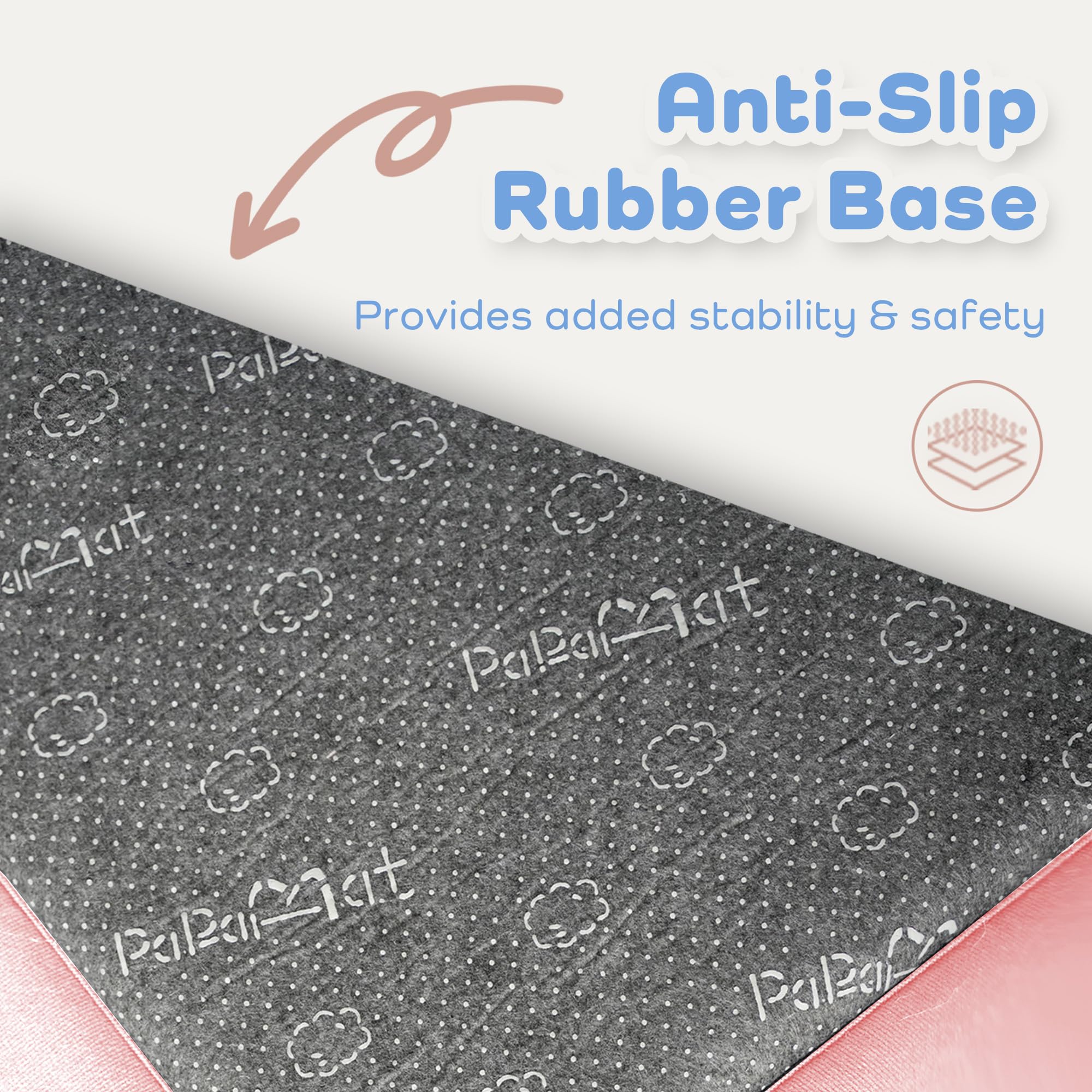 PaPaMat waterproof surface allows quick spot-clean after spills