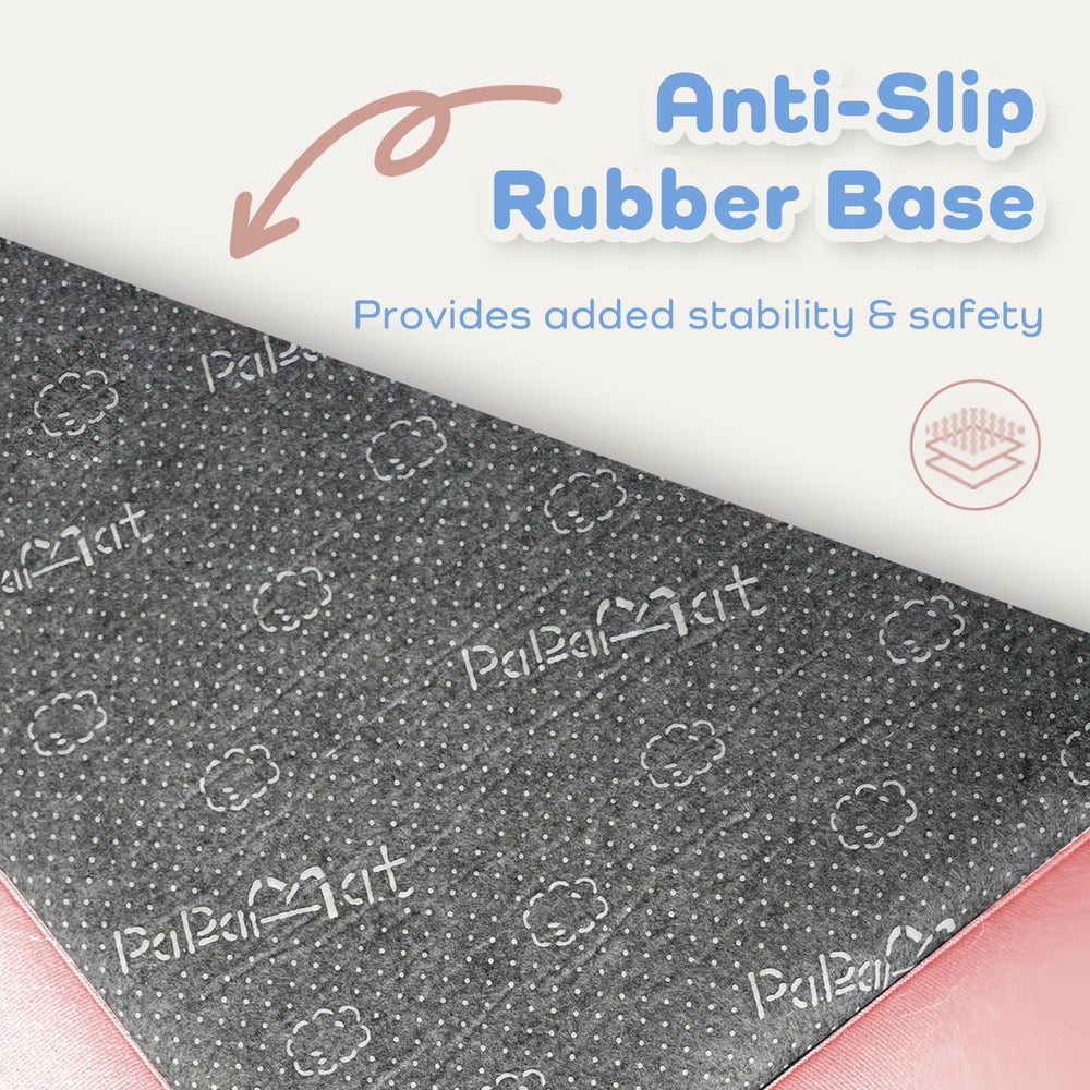 PaPaMat waterproof surface allows quick spot-clean after spills