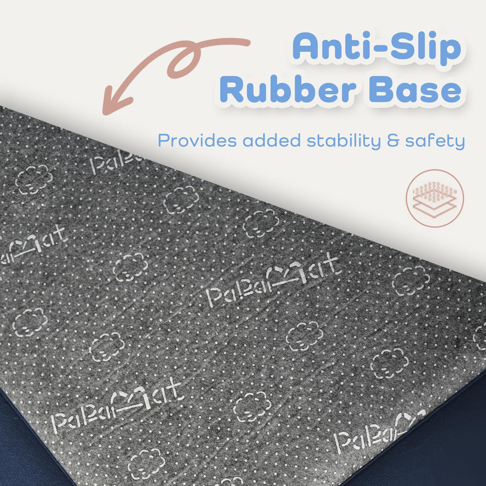 PaPaMat wrinkle-release-design helps mat lay flat for neat room setup