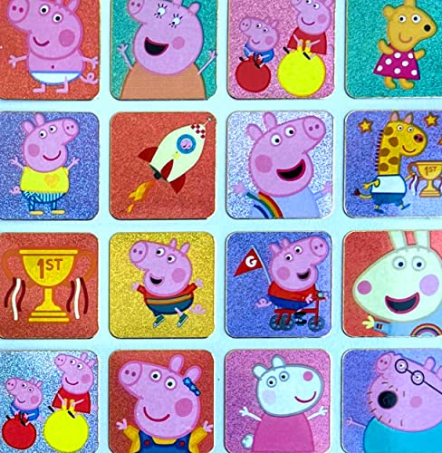 Paper Projects Peppa Pig chart featuring George, Mummy Pig, and Daddy Pig – familiar favorites.