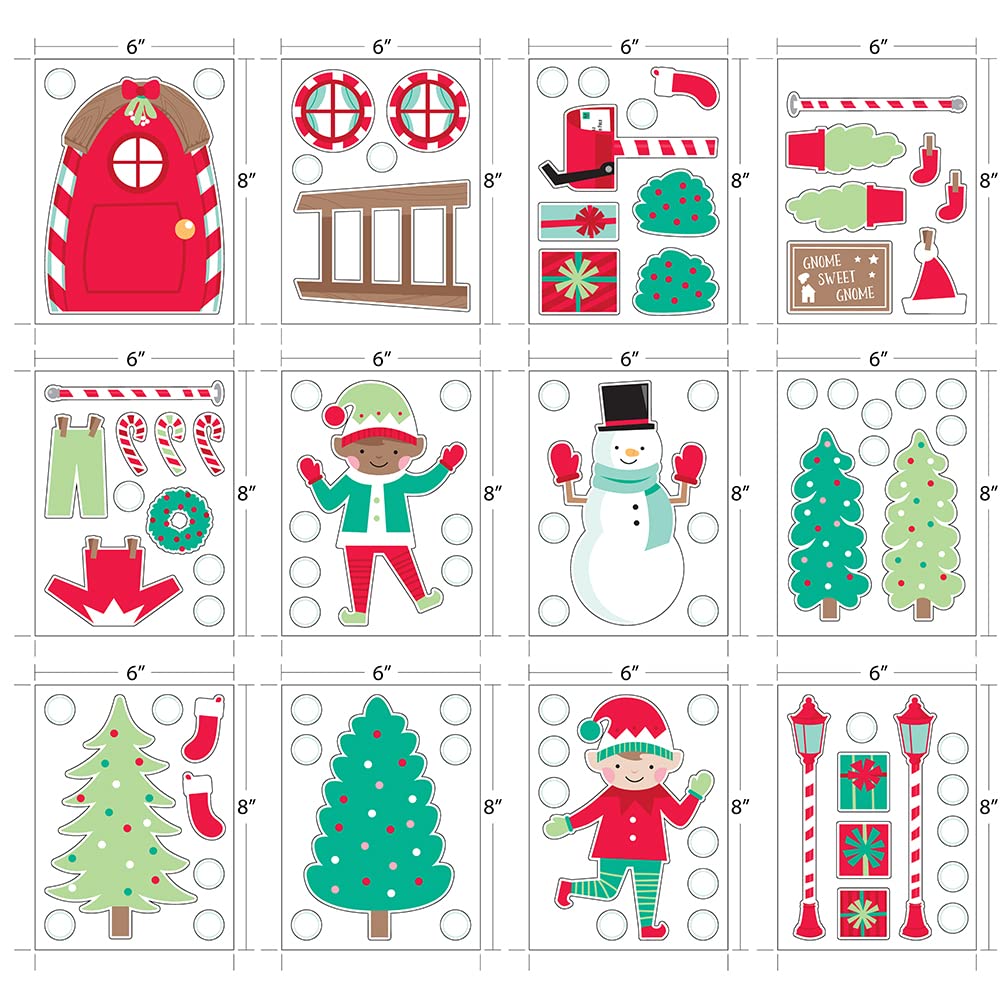 Paper Riot Co bedroom and playroom decor ideas featuring elf stickers