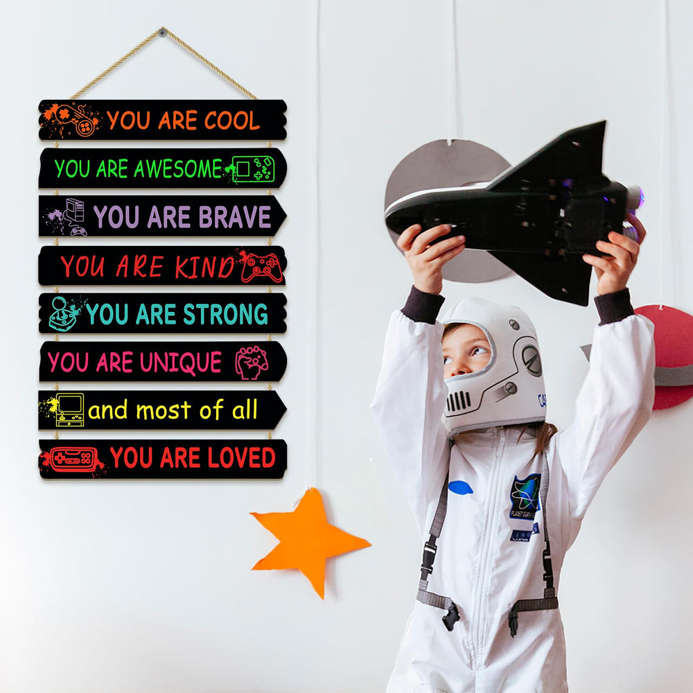 Paquesta game wall decor crafted from MDF for a smoother surface and vibrant colors.