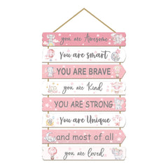 Paquesta pink eight-piece layout: playful elephant art brightens kids' room.