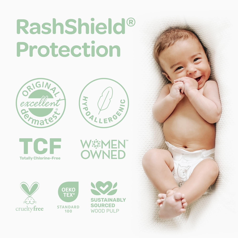 Parasol hypoallergenic size-6 diaper pack demonstrates family-friendly fit for growing babies.