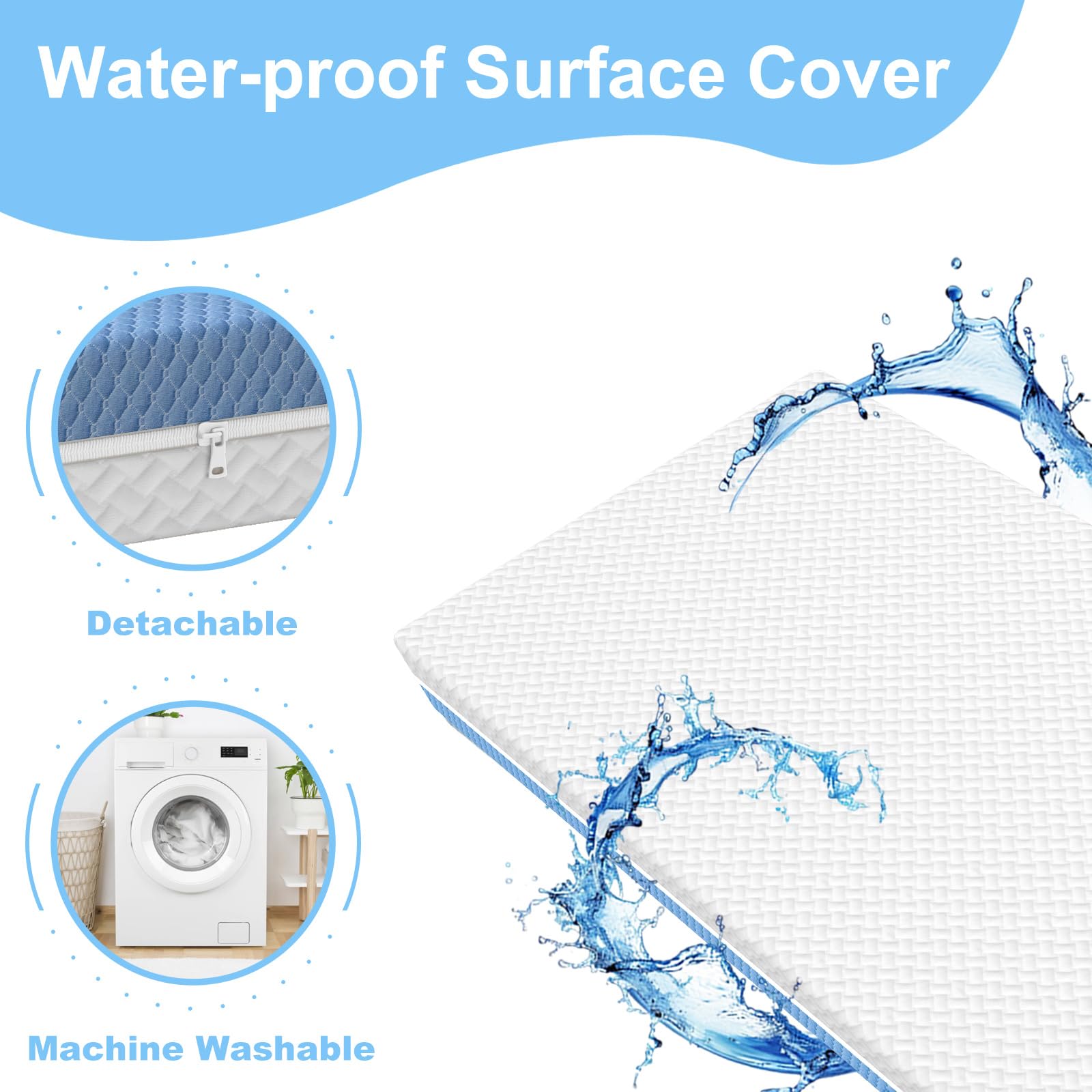 Pareler bear side-view of mattress showing sturdy support and compact profile.