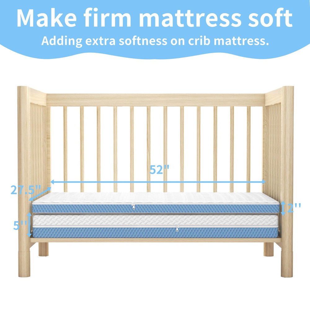 Pareler Bear topper gel-infused memory foam adds gentle softness for cushioned support.