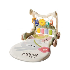 Parenté baby walker tummy time mat setup promotes safe, engaging play for tiny explorers.