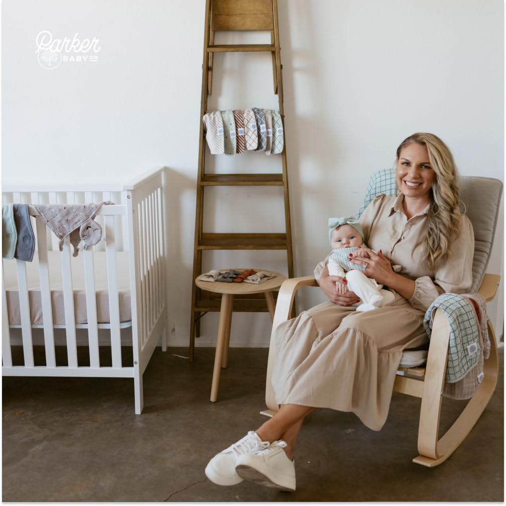 Parker Baby Co all-season comfort crib sheet for year-round use